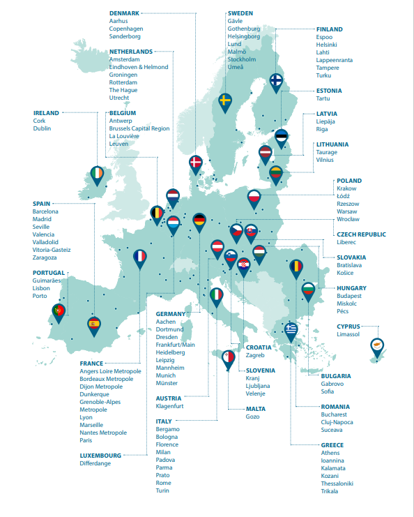 planimetria citta Net Zero Cities